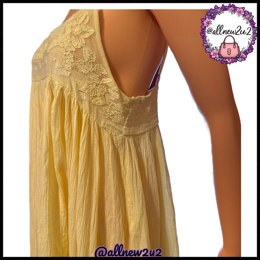 Free People Confidently Lost Maxi Swim Cover Up Cream - Picture 9 of 16